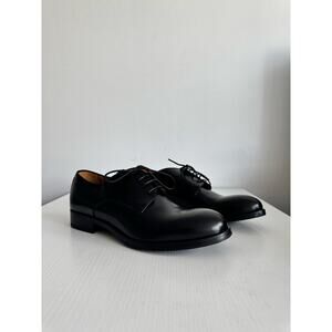 Malo Leather Derby Shoes Black Classic Formal Italy